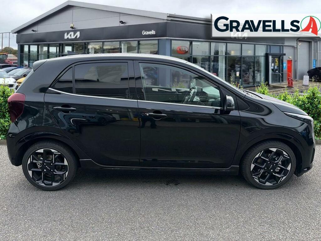 Kia Picanto 1.0 Gt-line Hatchback Amt Euro 6 Ss Black #2