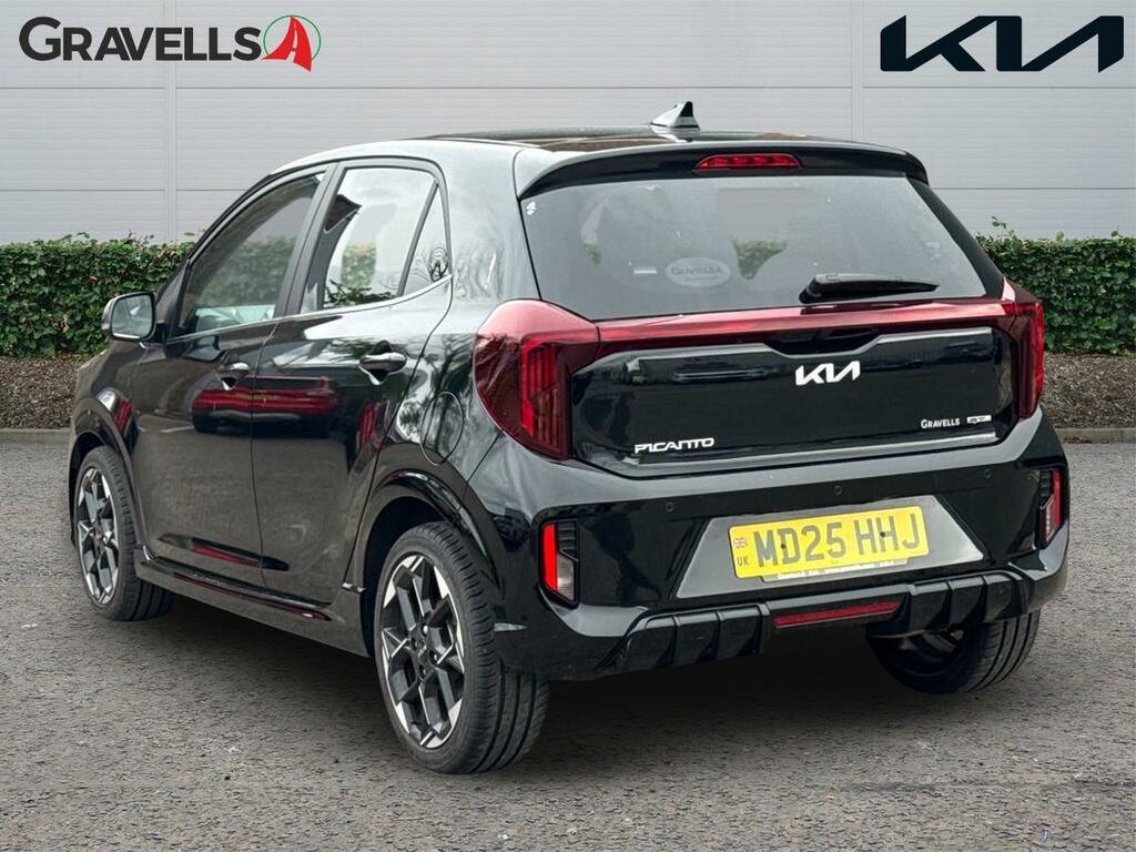 Kia Picanto 1.2 Gt-line S Hatchback Amt Euro 6 Ss Black #5