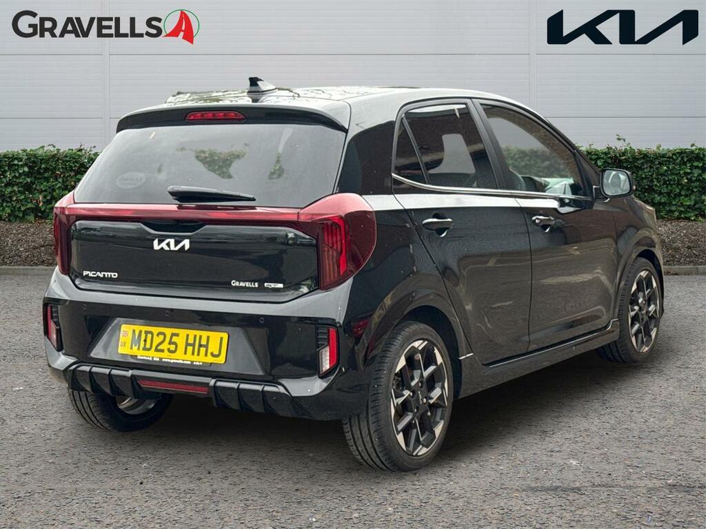 Kia Picanto 1.2 Gt-line S Hatchback Amt Euro 6 Ss Black #3
