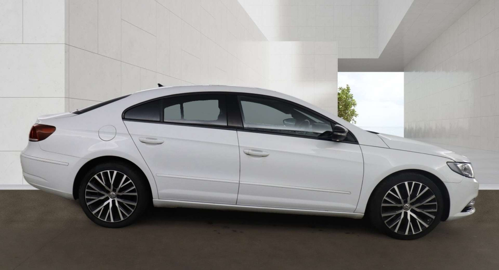 Volkswagen CC Gt Black Edition Tdi Bluemotion Technology Semi-au White #4