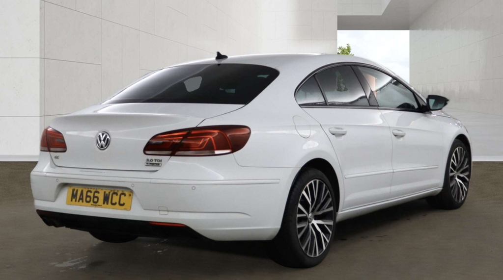 Volkswagen CC Gt Black Edition Tdi Bluemotion Technology Semi-au White #3