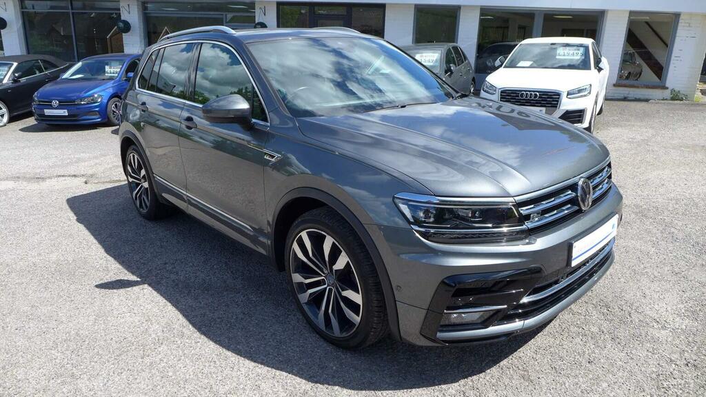 Volkswagen Tiguan 2.0 Tdi R-line Tech Dsg 4Motion Euro 6 Ss Grey #3