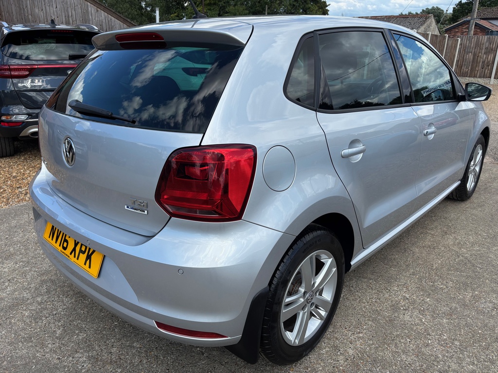 Volkswagen Polo 1.2 Tsi Bluemotion Tech Match Euro 6 S S Silver #6