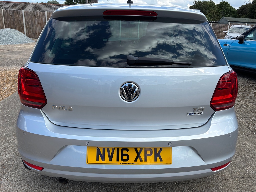 Volkswagen Polo 1.2 Tsi Bluemotion Tech Match Euro 6 S S Silver #5