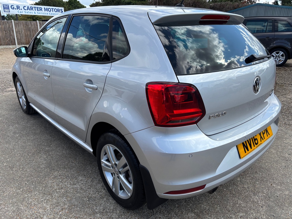 Volkswagen Polo 1.2 Tsi Bluemotion Tech Match Euro 6 S S Silver #4