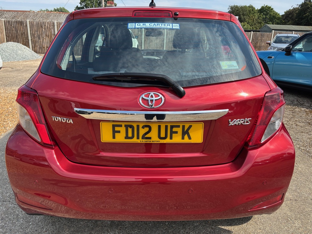 Toyota Yaris 1.33 Dual Vvt-i T Spirit Multidrive S Euro 5 Red #5