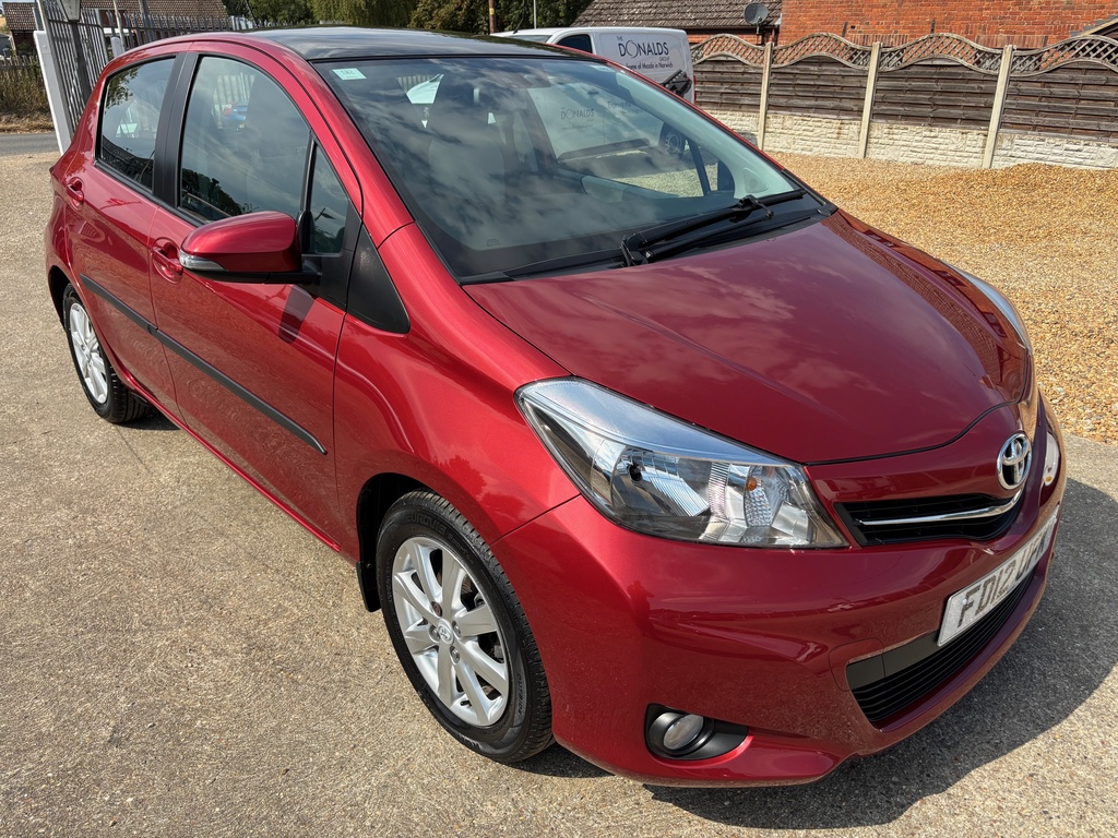 Toyota Yaris 1.33 Dual Vvt-i T Spirit Multidrive S Euro 5 Red
