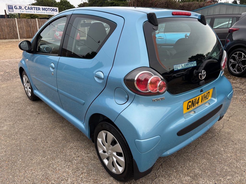 Toyota Aygo 1.0 Vvt-i Move Euro 5 Blue #4