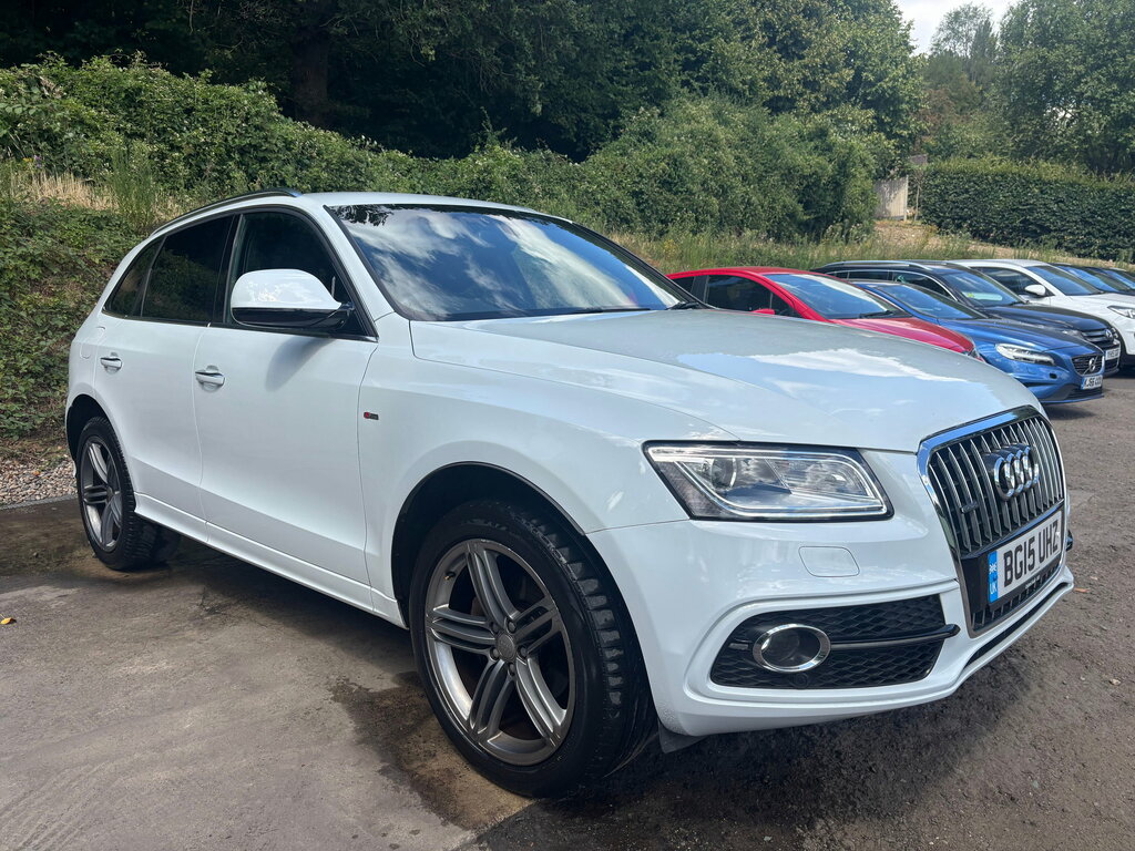Audi Q5 2.0 Tdi S Line Plus Suv S Tronic Quattr White #3