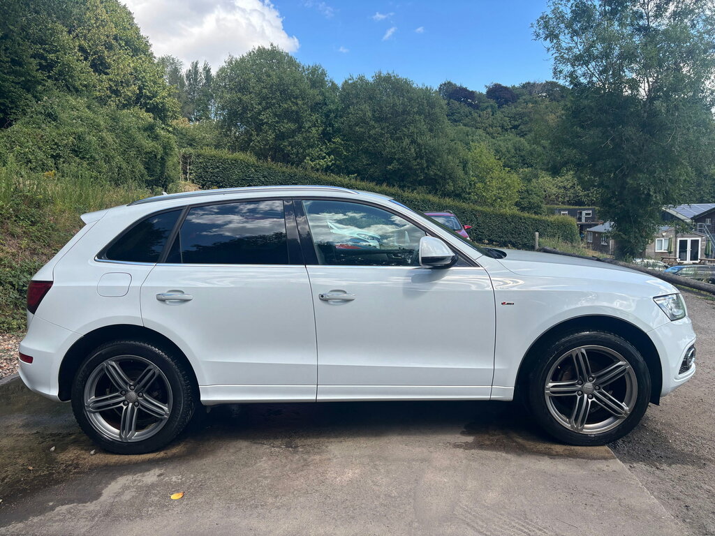 Audi Q5 2.0 Tdi S Line Plus Suv S Tronic Quattr White #4