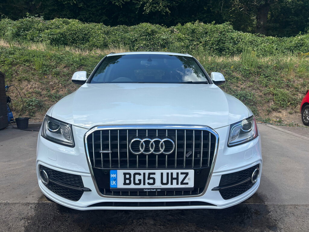 Audi Q5 2.0 Tdi S Line Plus Suv S Tronic Quattr White #2