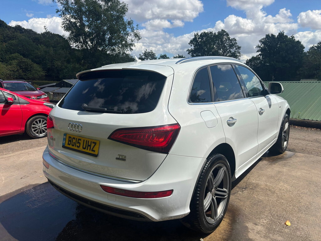 Audi Q5 2.0 Tdi S Line Plus Suv S Tronic Quattr White #5