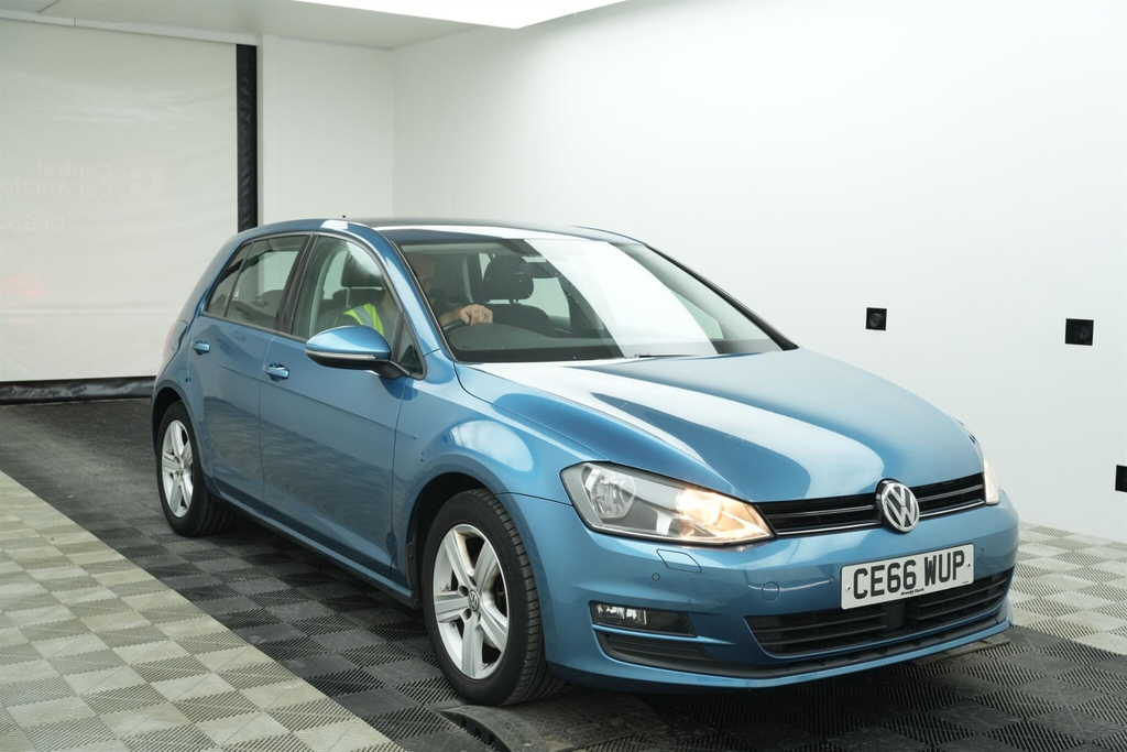 Volkswagen Golf 1.6 Match Edition Tdi Bmt 109 Bhp 6.5In Touchsc Blue #1