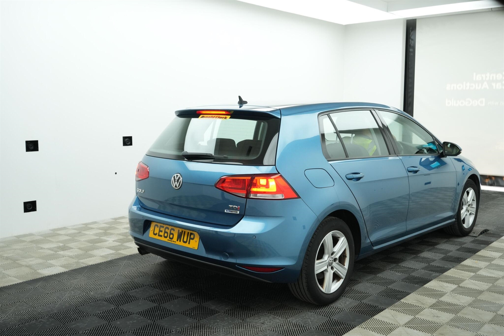 Volkswagen Golf 1.6 Match Edition Tdi Bmt 109 Bhp 6.5In Touchsc Blue #4