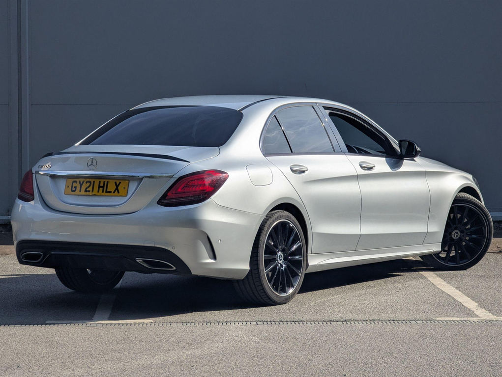 Mercedes-Benz C Class 2.0 D Amg Line Night Edition Premium G-tronic E Silver #3