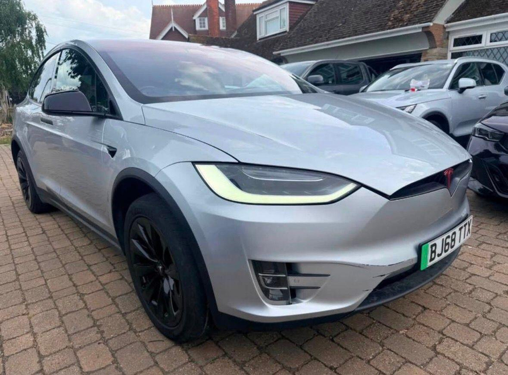 Tesla Model X 100D Dual Motor 4Wde Silver