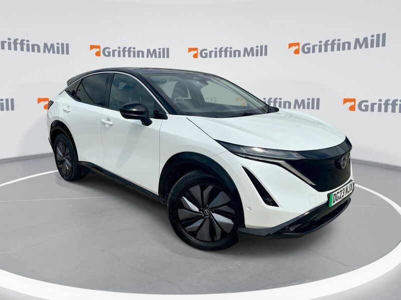 Nissan Ariya 87Kwh Evolve Suv 22Kw Charger 2 DG23NJX White