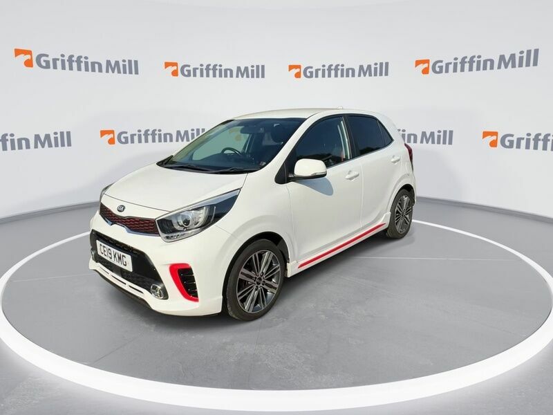 Kia Picanto 1.25 Gt-line Hatchback Euro 6 8 White #4