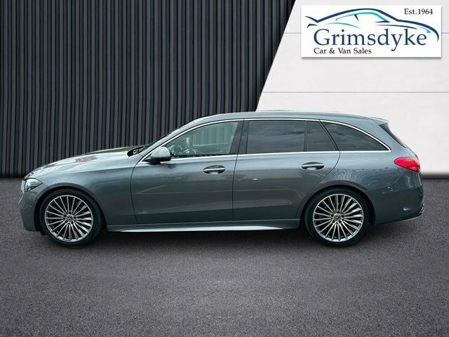 Mercedes-Benz C Class 2022 1.5 C200h Mhev Amg Line Premium Estate YK22LSE Grey #4