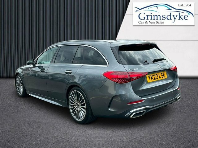 Mercedes-Benz C Class 2022 1.5 C200h Mhev Amg Line Premium Estate YK22LSE Grey #5