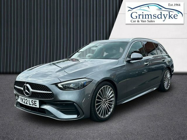Mercedes-Benz C Class 2022 1.5 C200h Mhev Amg Line Premium Estate YK22LSE Grey #3