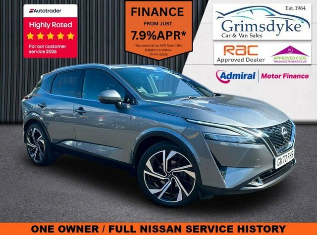 Nissan Qashqai 2022 1.3 Dig-t Mhev Tekna Suv Hybrid X GK72FHS Grey