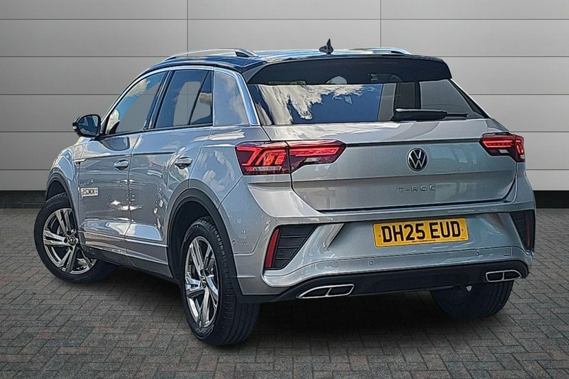 Volkswagen T-Roc 1.5 Tsi R-line Suv Dsg 150 Ps DH25EUD Silver #3