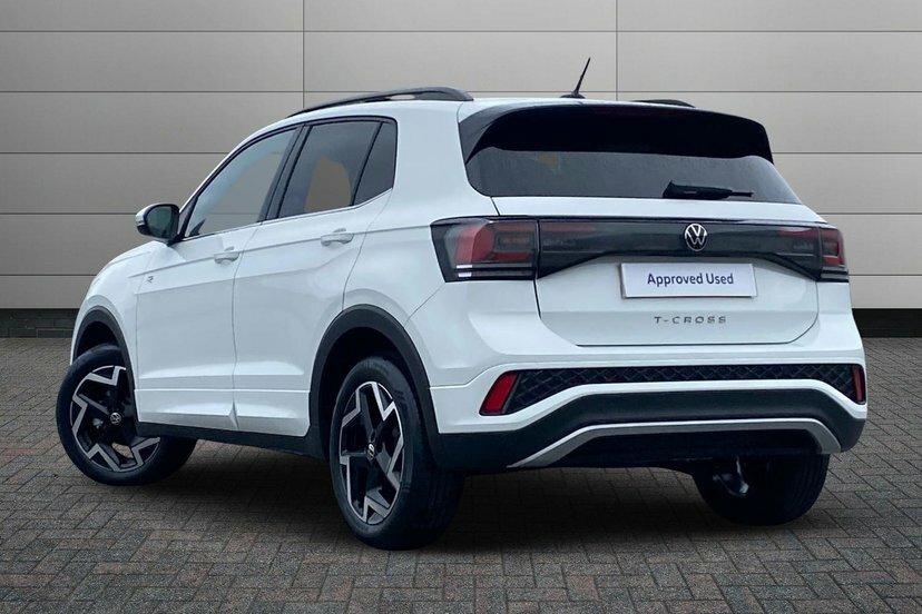 Volkswagen T-Cross 1.0 Tsi R-line Suv 115 Ps DK75YLR White #3