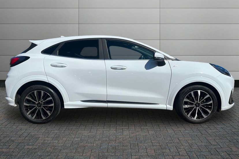 Ford Puma 1.0T Ecoboost Mhev St-line Vignale Suv SD73FSX White #4
