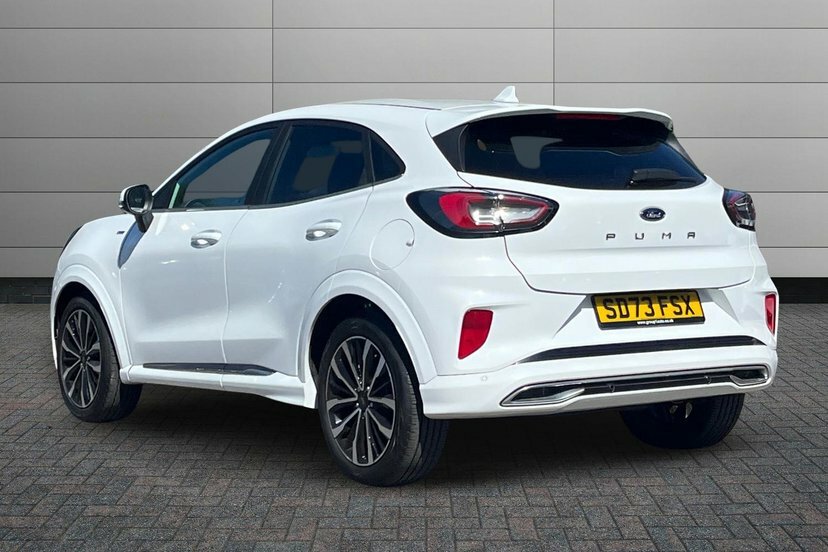 Ford Puma 1.0T Ecoboost Mhev St-line Vignale Suv SD73FSX White #3