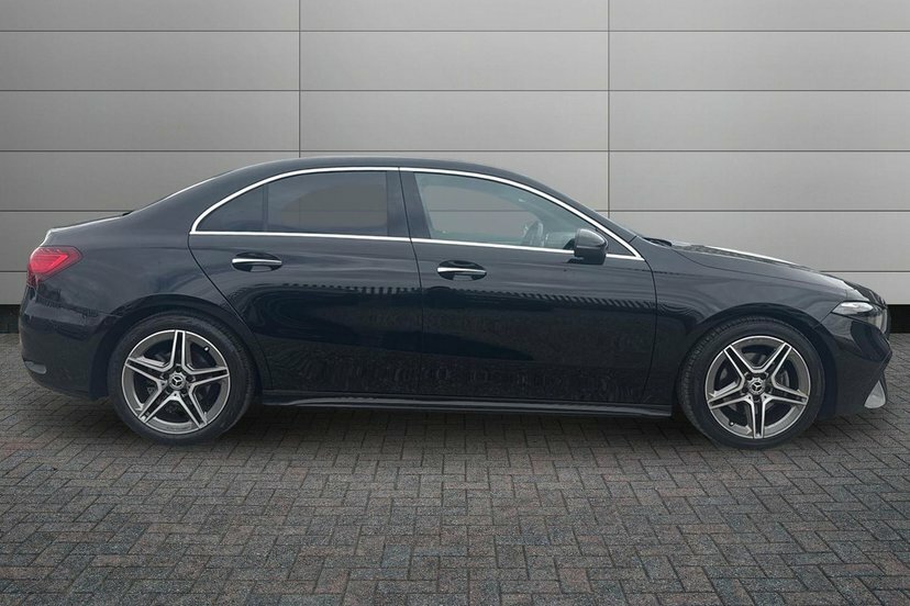 Mercedes-Benz A Class 1.3 A180h Mhev Amg Line Executive Saloon Pet CX23YVW Black #3