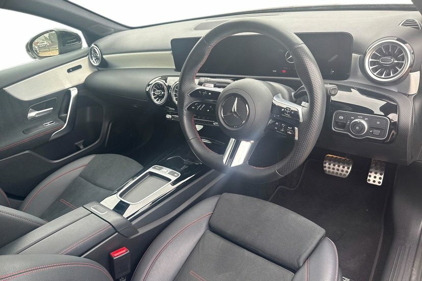 Mercedes-Benz A Class 1.3 A180h Mhev Amg Line Executive Saloon Pet CX23YVW Black #5
