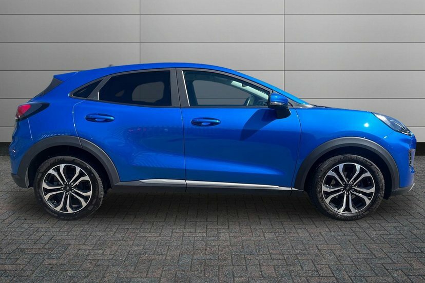 Ford Puma 1.0T Ecoboost Mhev Titanium Suv Hybrid VO74KYZ Blue #4