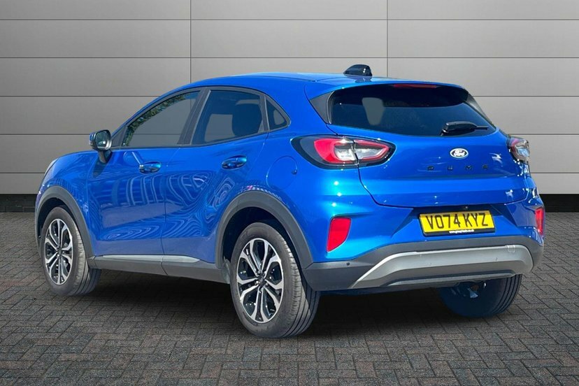 Ford Puma 1.0T Ecoboost Mhev Titanium Suv Hybrid VO74KYZ Blue #3