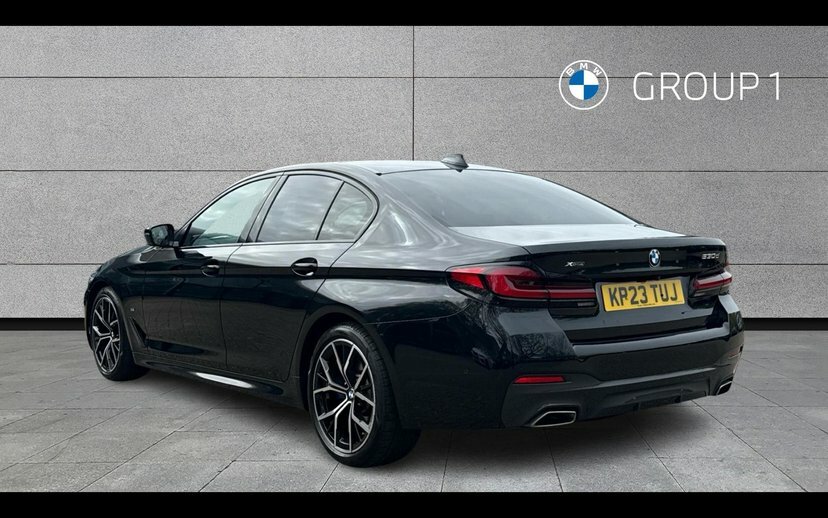 BMW 5 Series 530D Xdrive M Sport Saloon Black #4