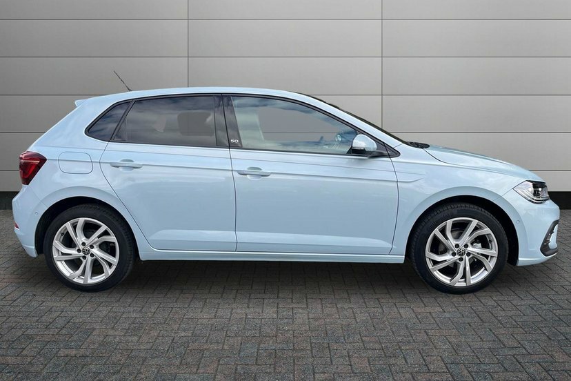 Volkswagen Polo 1.0 Tsi Edition 50 Hatchback 95 MV26FNH Blue #4