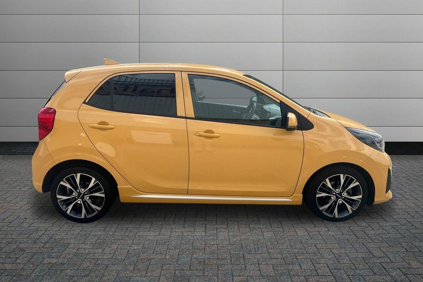 Kia Picanto 1.0 Dpi Gt-line Hatchback Amt 66 Bhp RA73OHN Yellow #4