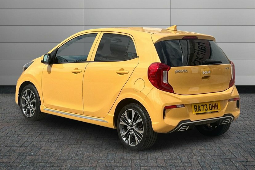 Kia Picanto 1.0 Dpi Gt-line Hatchback Amt 66 Bhp RA73OHN Yellow #3