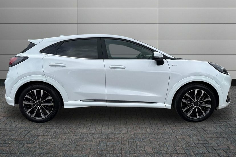 Ford Puma 1.0T Ecoboost Mhev St-line Vignale Suv WD72CYY White #4