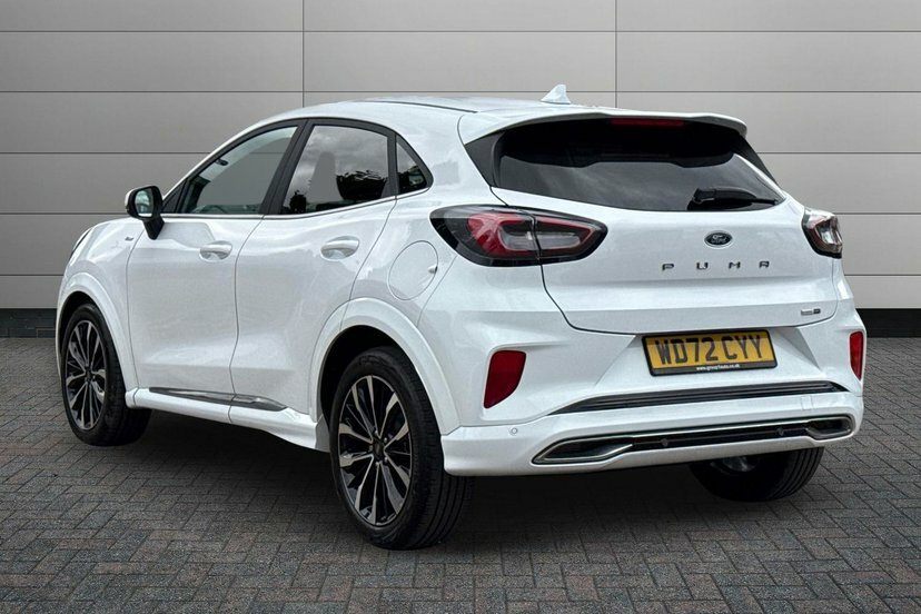 Ford Puma 1.0T Ecoboost Mhev St-line Vignale Suv WD72CYY White #3