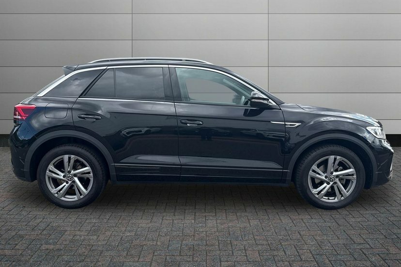 Volkswagen T-Roc 1.5 Tsi R-line Suv Dsg 150 Ps LL25KRX Black #4
