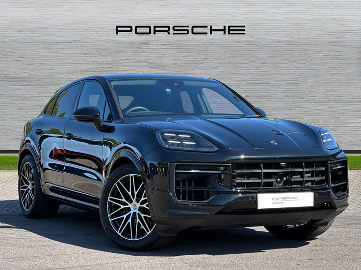 Porsche Cayenne 3.0 V6 E-hybrid 25.9Kwh Black Edition Coupe Pe Black #2