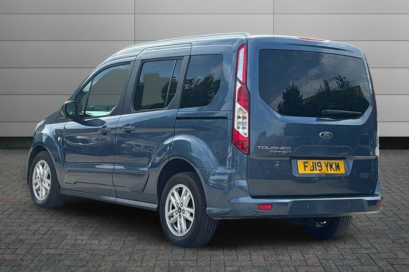 Ford Tourneo Connect 1.5 Ecoblue Titanium Mpv 120 Ps FJ19YKM Blue #3