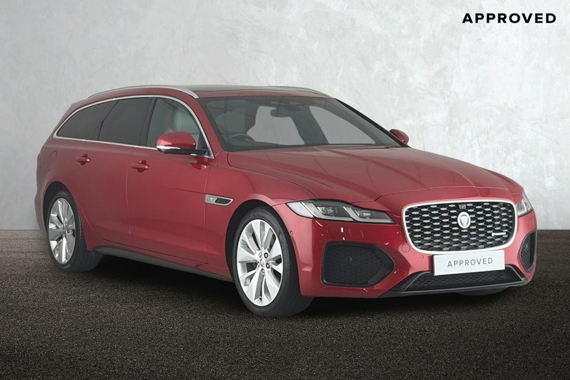 Jaguar XF 2.0 D200 Mhev R-dynamic Se Sportbrake A Red