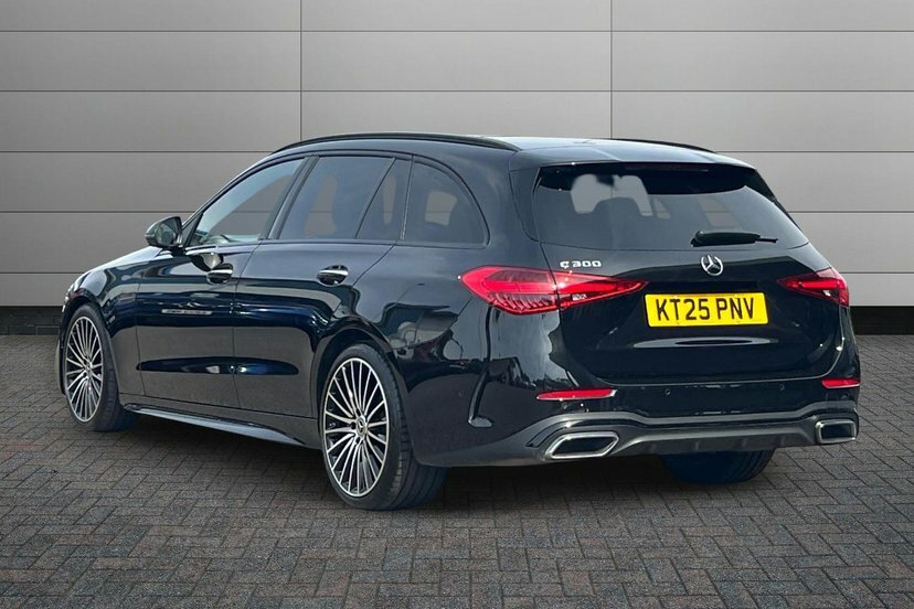 Mercedes-Benz C Class 2.0 C300h Mhev Amg Line Premium Plus Estate KT25PNV Black #2