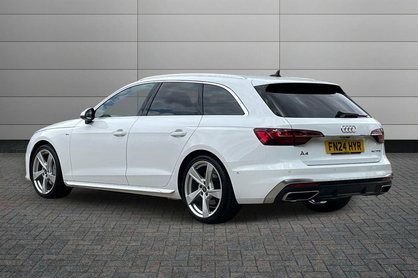 Audi A4 Avant 2.0 Tfsi 40 S Line Estate S Tronic 204 White #3