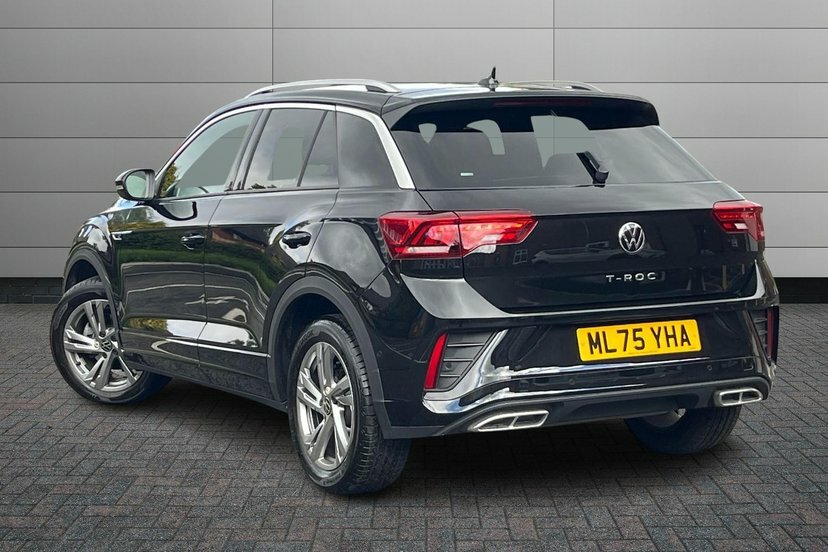 Volkswagen T-Roc 1.5 Tsi R-line Suv Dsg 150 Ps ML75YHA Black #3