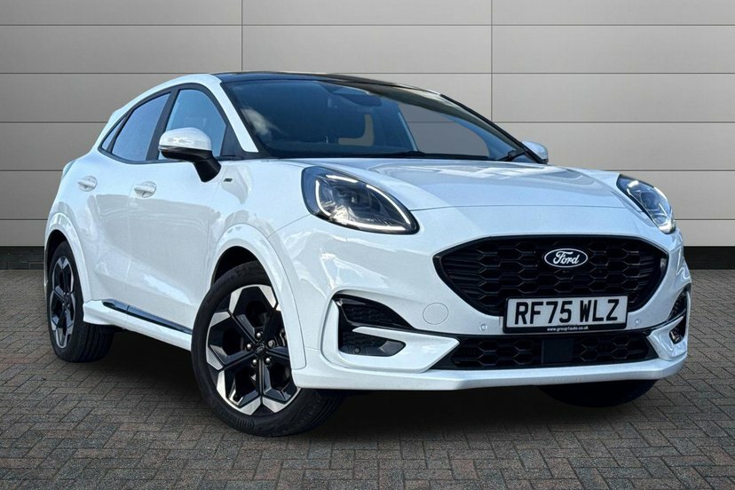 Ford Puma 1.0T Ecoboost Mhev St-line X Suv Hybrid RF75WLZ White