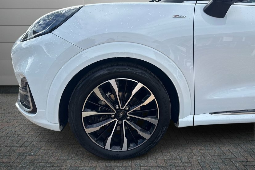 Ford Puma 1.0T Ecoboost Mhev St-line Vignale Suv CP23DTK White #5