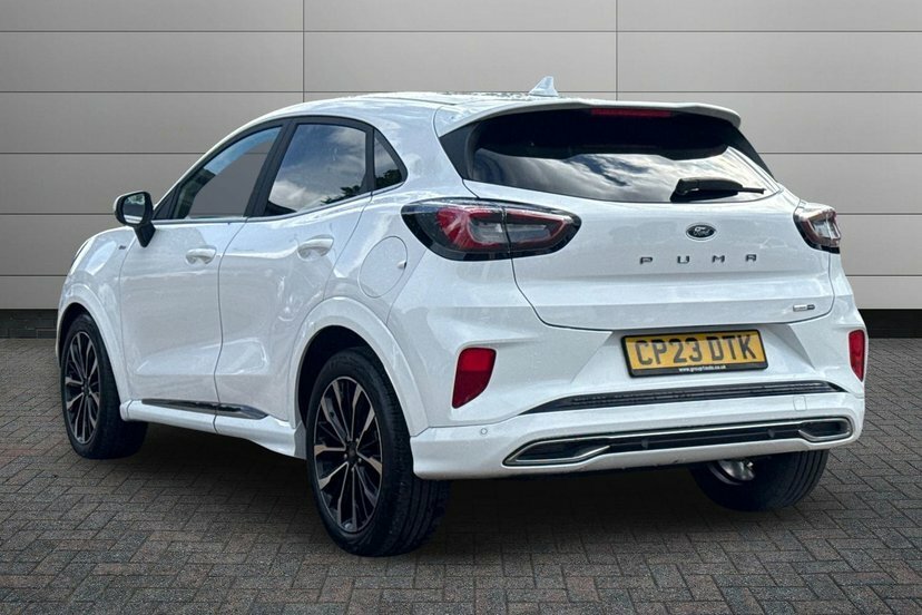 Ford Puma 1.0T Ecoboost Mhev St-line Vignale Suv CP23DTK White #3